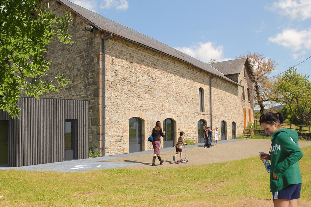 Restructuration d'une grange en salle des fêtes à Peyrat-Le-Château (87)